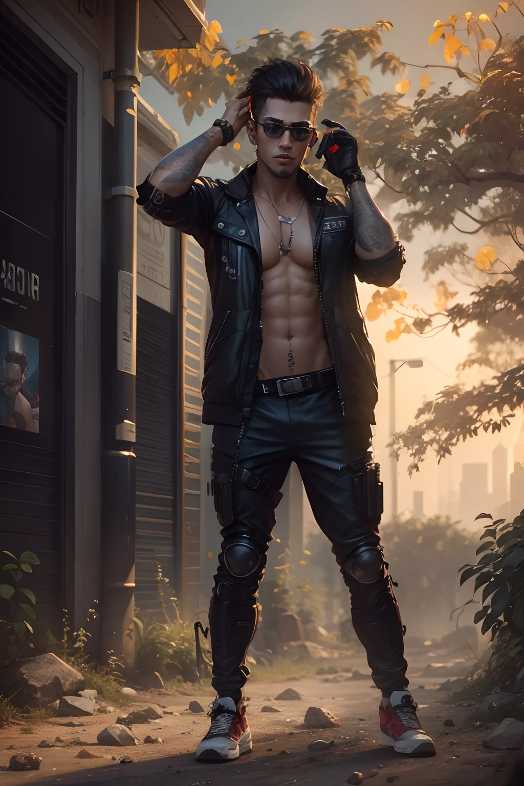 Change Background cyberpunk Handsome Boy realistic face,8k