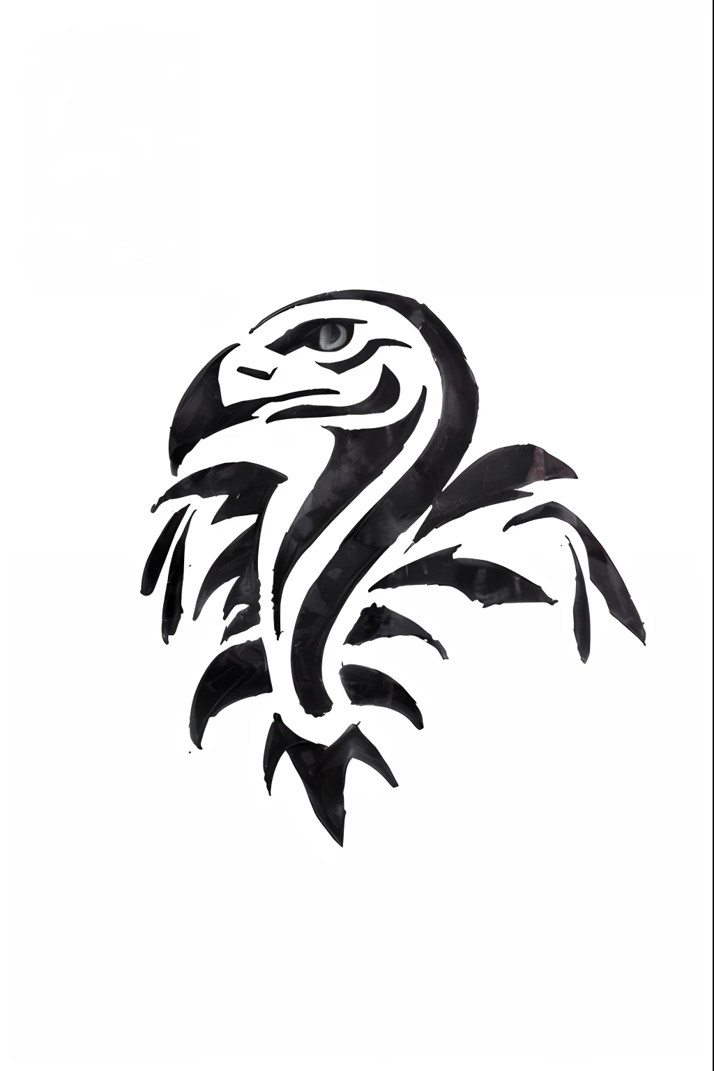 logo a blanco y negro de puma, forma de tribal, tatuaje de puma, Feline Design, estilo vector, limpio, fondo blanco