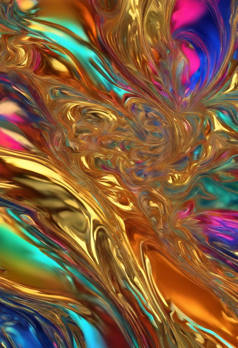 reflective surface, liquid metal material, shiny appearance, smooth texture, lustrous finish, silver and gold colors, realistic and detailed features, bright lighting, futuristic art style