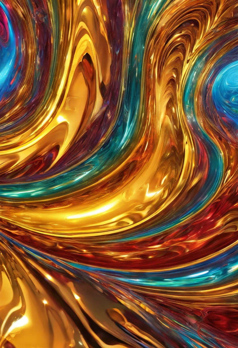 reflective surface, liquid metal material, shiny appearance, smooth texture, lustrous finish, silver and gold colors, realistic and detailed features, bright lighting, futuristic art style
