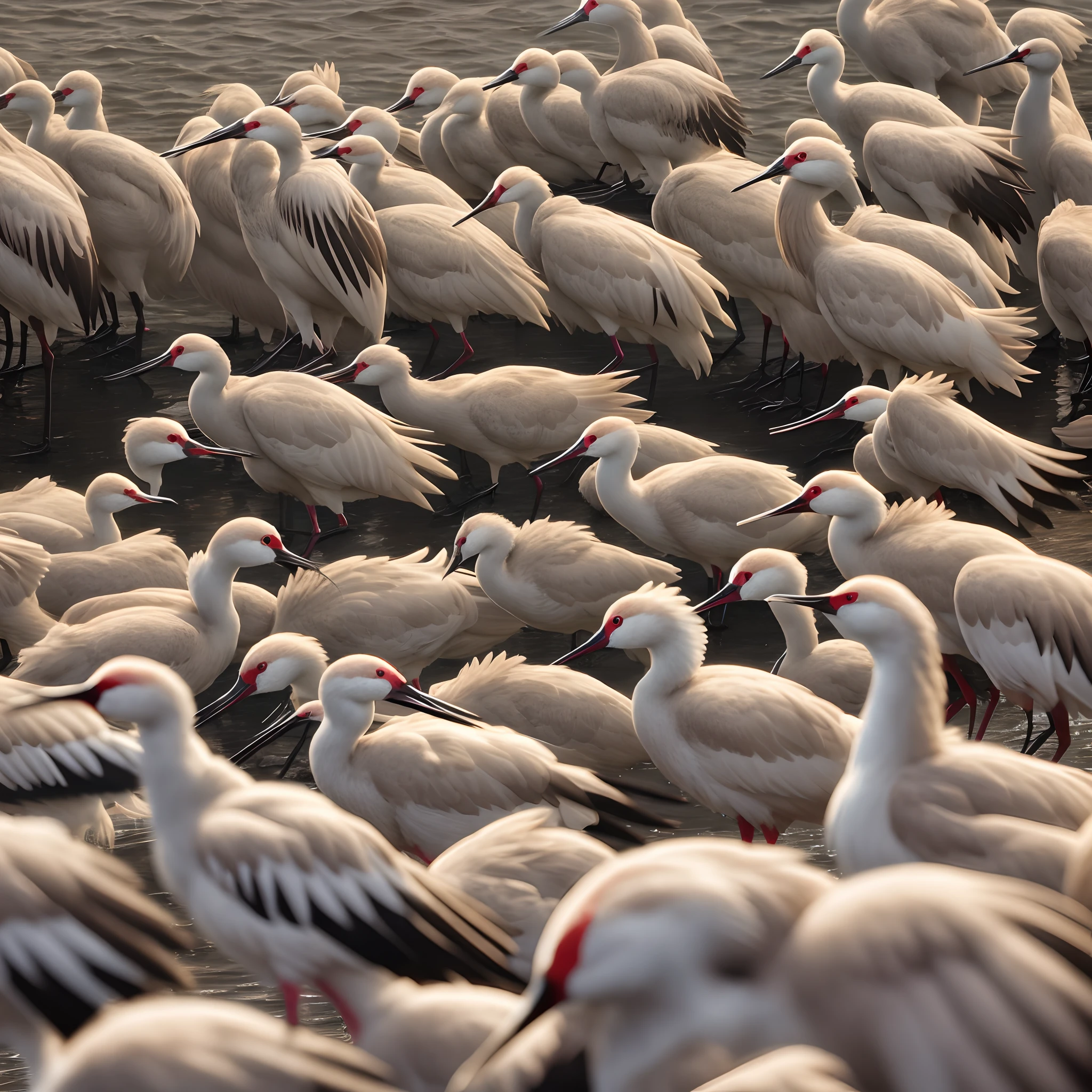 Sandhill crane Japan style