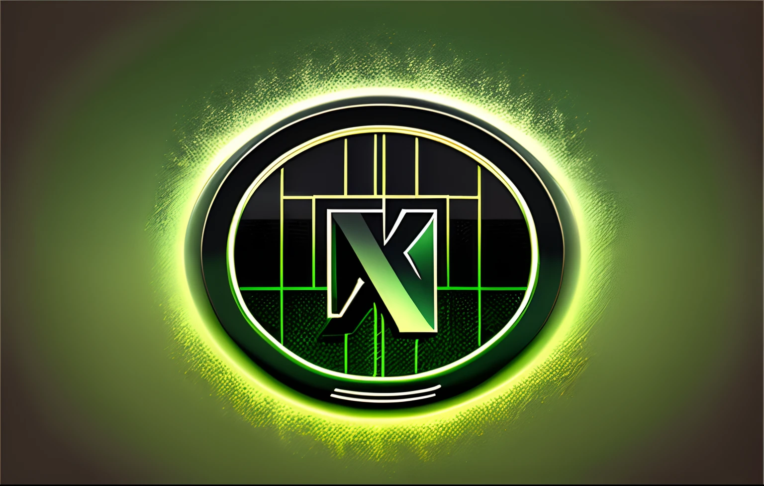 Criar logo de futebol com verde e preto