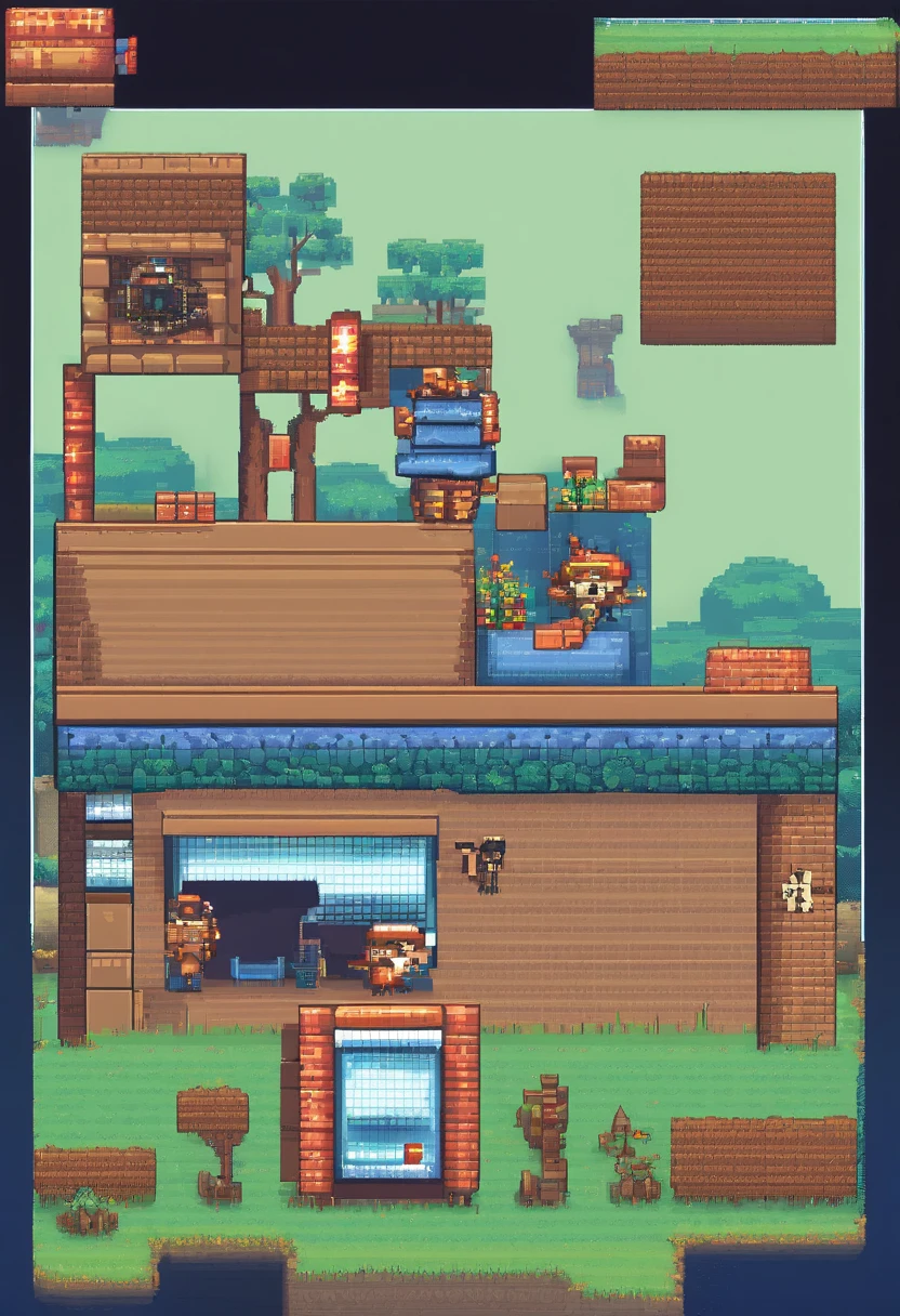 Vertical scrolling shooter boss、retro gaming、Materials you can use in Unity 2D、Front and rear are front、View from above