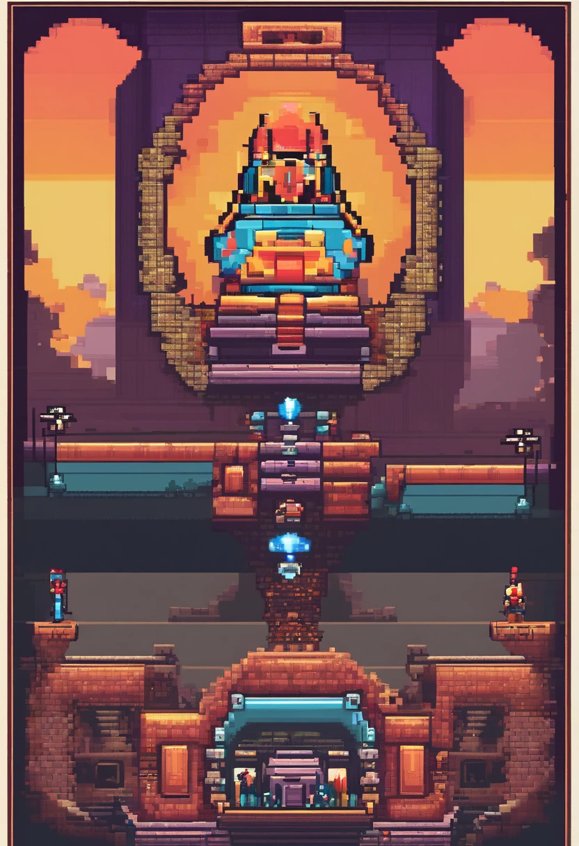 Last boss of vertical scrolling shooter、retro gaming、Disk-shaped UFO、There are two weaknesses