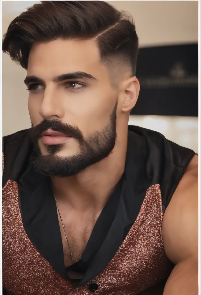 corte de cabelo masculino ondulado para gordinhoestiloso sem barba