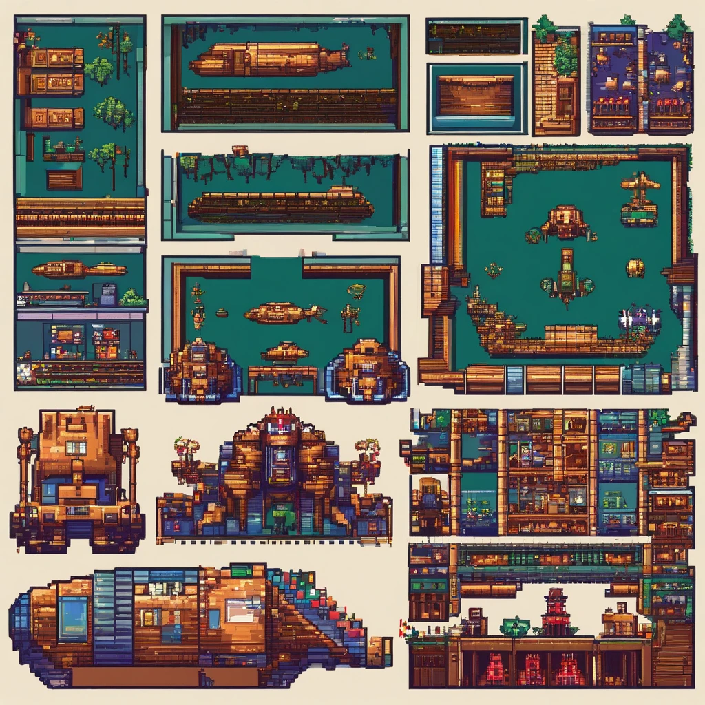 The last boss of vertical scrolling shooter、retro gaming、Symmetrical shape、spaceships、There are cockpits in the front and rear