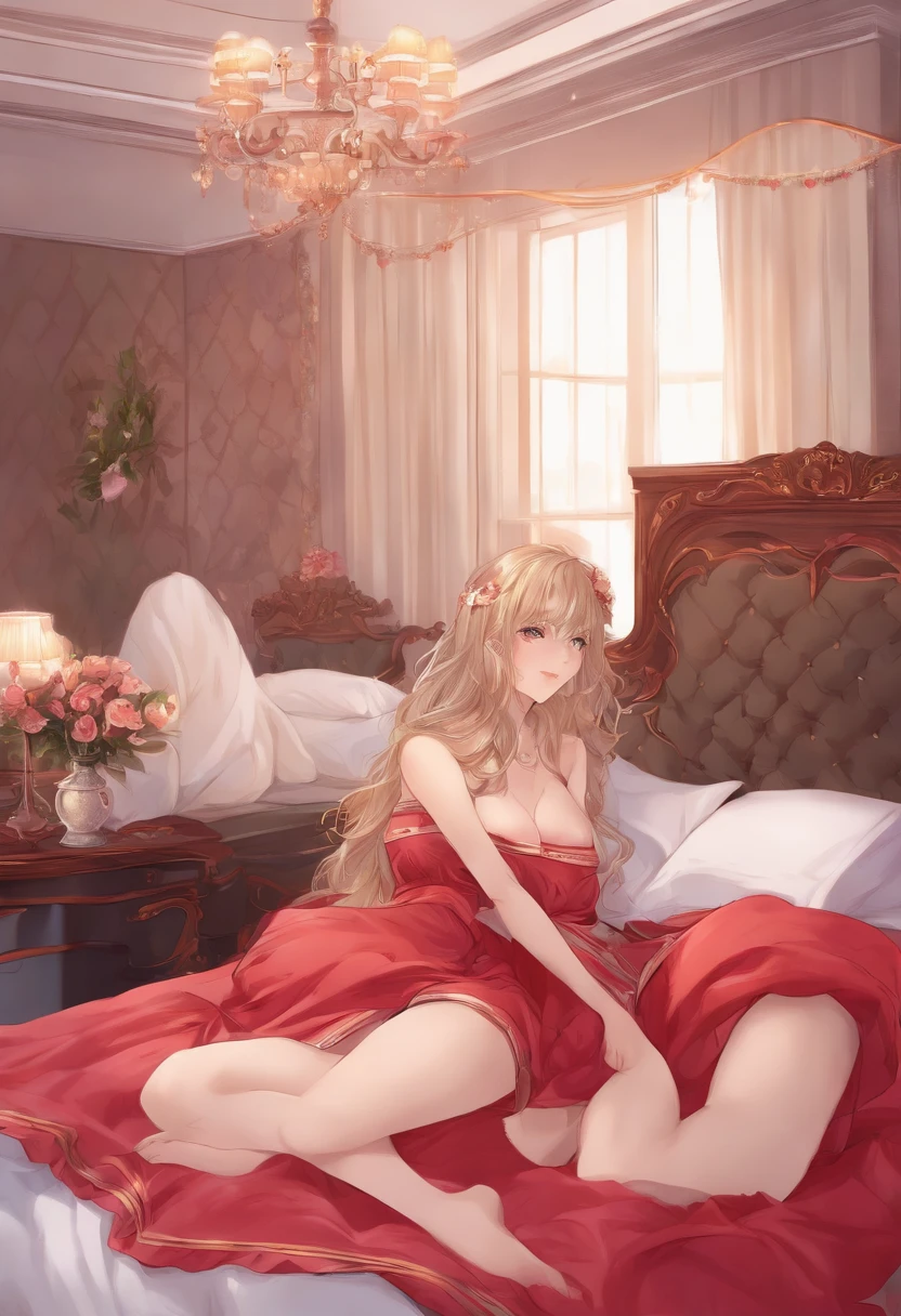Having sex, anime, on bed,