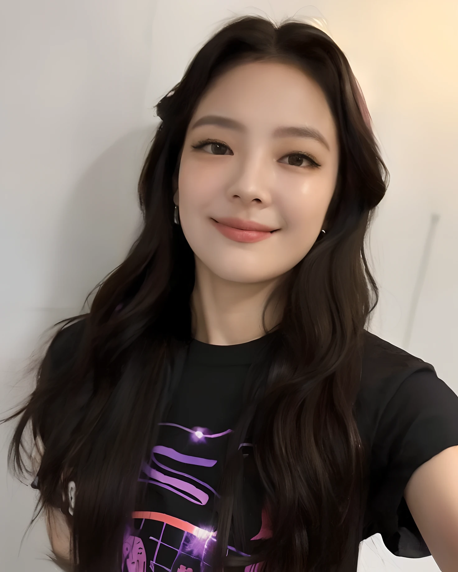 Mujer de pelo largo que lleva una camisa negra y un sombrero morado, Jisoo de Blackpink, Jisoo de Blackpink, Jossi de Blackpink, Retrato Jisoo Blackpink, Heonhwa Choe, Sun Yunjoo, Retrato de Jossi de Blackpink, tzuyu de dos veces, Lee Ji - Eun, Lee Ji-eun, Parque Ji-min, Foto de perfil de la foto de cabeza