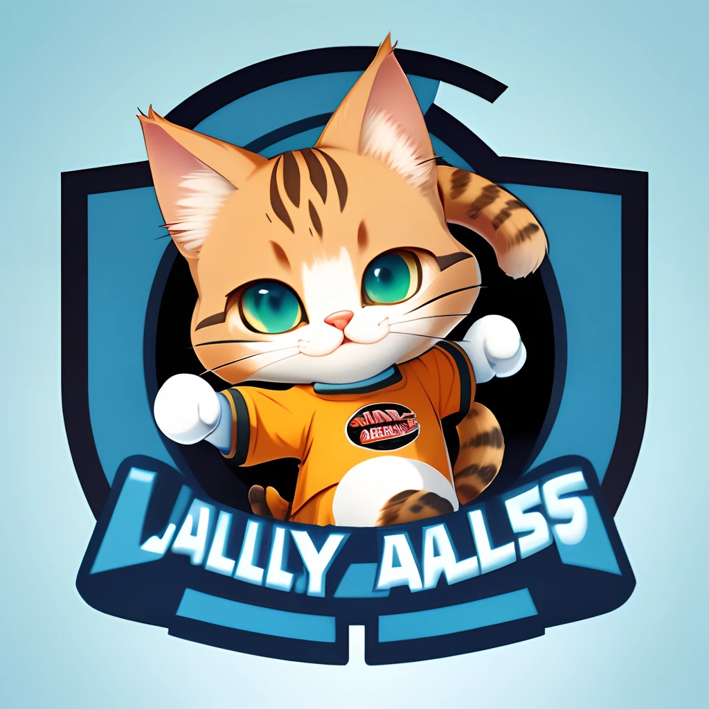 A cartoony logo for a company named “Alley Cats”