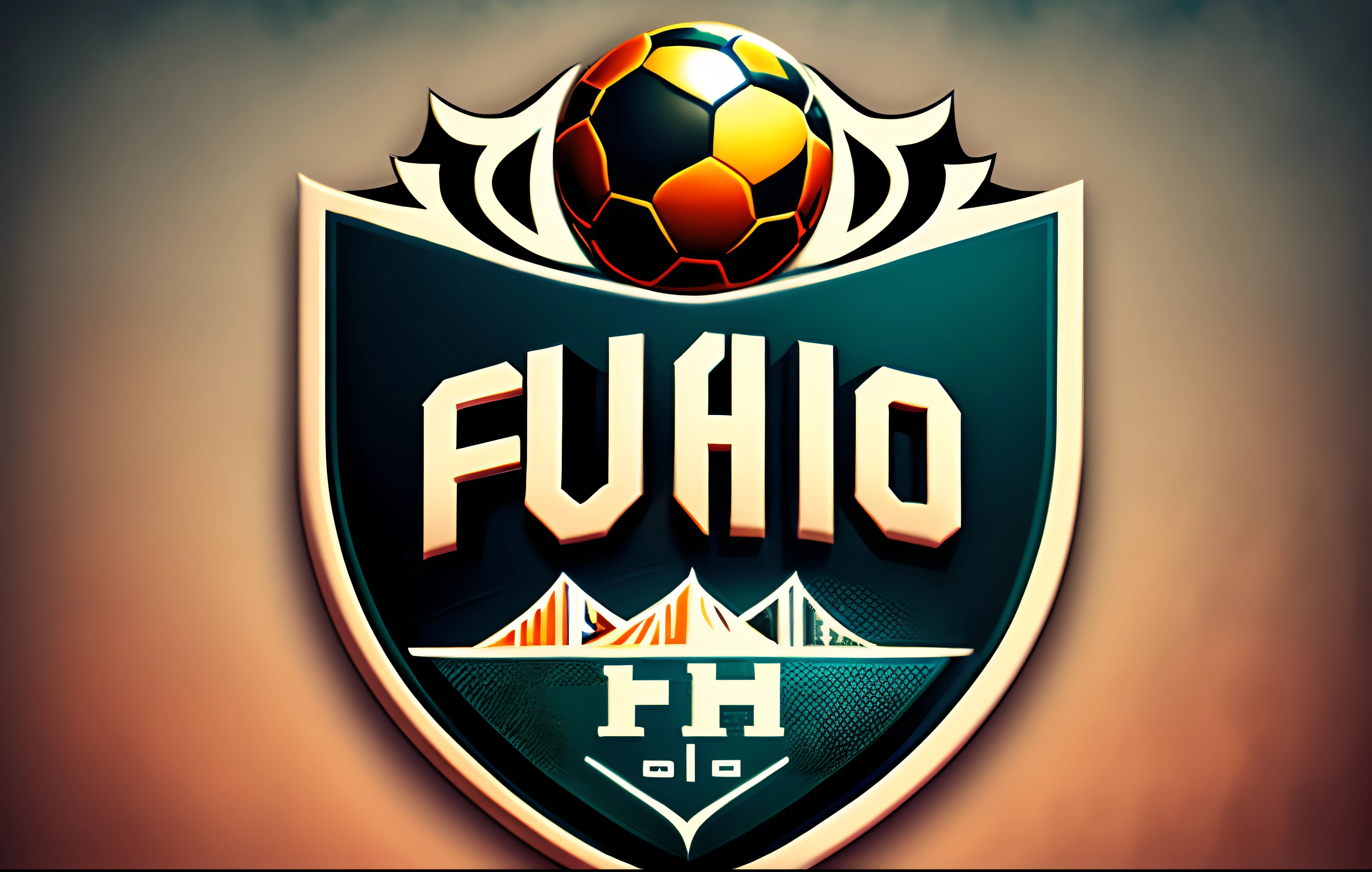 Logo de torneio de futebol 7