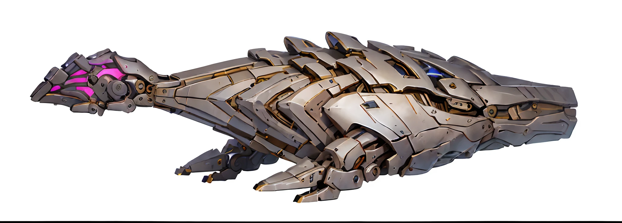 Mechanical whales,Gold-tone metal hardware+Silver robot parts, Blue hair, Short hair, Stone Man, It's daytime, ((full bodyesbian):1.5), 16k, hyper HD, Best quality at best, Ultra detailed, Best resolution, Unreal Engine 5, Professional photography, ((A detailed)), ((Fingers, Verbose pointer)), ((Perfect_Hands)),Mechanical whales