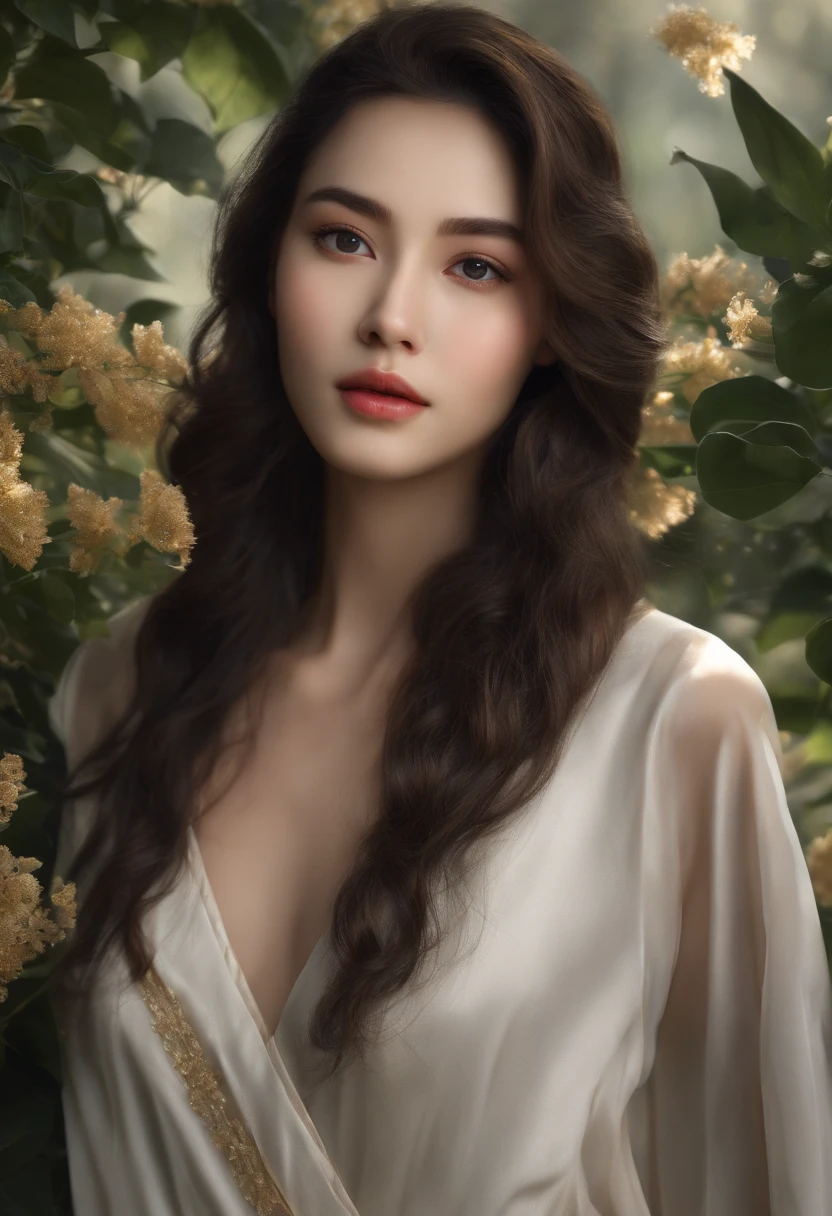 (masterpiece:1.3), (8K, Photorealsitic, RAW Photography, Top image quality: 1.4), japanes, (1girl in), beauitful face, (lifelike face), (A dark-haired, Long:1.3), Beautiful hairstyle, realisticeyes, Eyes in Beautiful Details, (real looking skin), Beautiful skins, enticing, 超A high resolution, A hyper-realistic, High Detail, the golden ratio, (Detal Face:1.2),valley,middlebreast,Are sleeping,23years old,a baby face,Mouth open