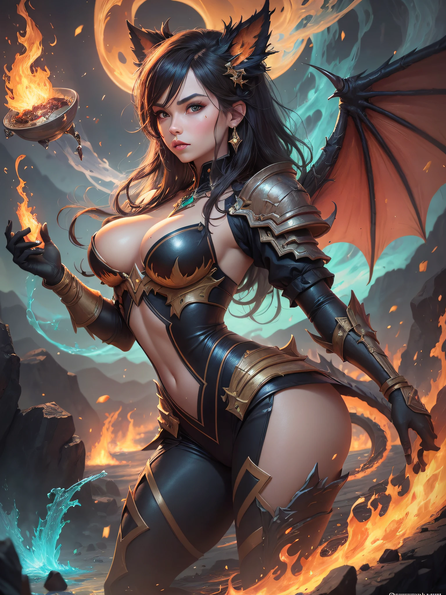 hearthstone card, front game card, from hearthstone, hearthstone card art, Card game, warrior, League of Legends character, League of Legends concept art, splash art, League of Legends splash art, official splash art, League of Legends art, League of Legends character art, League of Legends , League of Legends Splashart, skill power, concept art, best quality, detailed, best quality, high quality, High details, A close-up of a menu with a fantasy adventure theme background, Dungeons & Dragons RPG concept fantasy art and various icons, game interface, game interface, Game HUD, Game UI asset design, UI board, item art, Game icon asset, stylized game icon, Game style Hearthstone color, HUD health bar, PC screenshot, game screen, detailed screenshot, no volcano, game overlay, ...png, NO PREVIEW, A game-based battle card,To have various attributes such as:wind, fire, lightning, Dark Earth, gold, Wood, water, ice。Other systems make their own edits。 In the heart of a raging volcano, A magnificent vision unfolds. A majestic red dragon emerges from the burning depths, suas escamas cintilam com um calor intenso. The dragon's wings extend wide, projetando uma sombra sobre a lava derretida abaixo. Seus olhos, Brilhando como brasa, They exude a sense of power and wisdom. The intricate details of its scales and the sharpness of its claws are a testament to its strength and beauty. The flames that dance around your body create a mesmerizing display of light and color. This artwork captures the awe-inspiring presence of a red dragon in the middle of a volcanic eruption, uma verdadeira obra-prima que combina os elementos do mito e da natureza. --ar 1:1--V 5.1 --auto --s2
