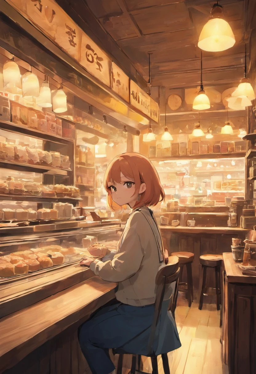 Inside a quaint café, medium: ultra-detailed photography, style: akin to a scene from a Hayao Miyazaki film. At the heart of the shop, a feline store manager is poised at the counter, overseeing the day's operations. Lighting: ambient, with rays of sunlight piercing through the windows, illuminating the dust particles in the air. Colors: rich mahoganies, creamy beiges, and subtle amber highlights. Composition: Nikon D850 DSLR, Nikkor 35mm f/1.4 lens, Resolution 45.7 megapixels, ISO sensitivity: 64, Shutter speed 1/100 second, wide-angle shot capturing the entirety of the café's interior, with a focus on the cat's expressive face. --ar 16:9 --v 5.1 --style raw --q 2 --s 750
