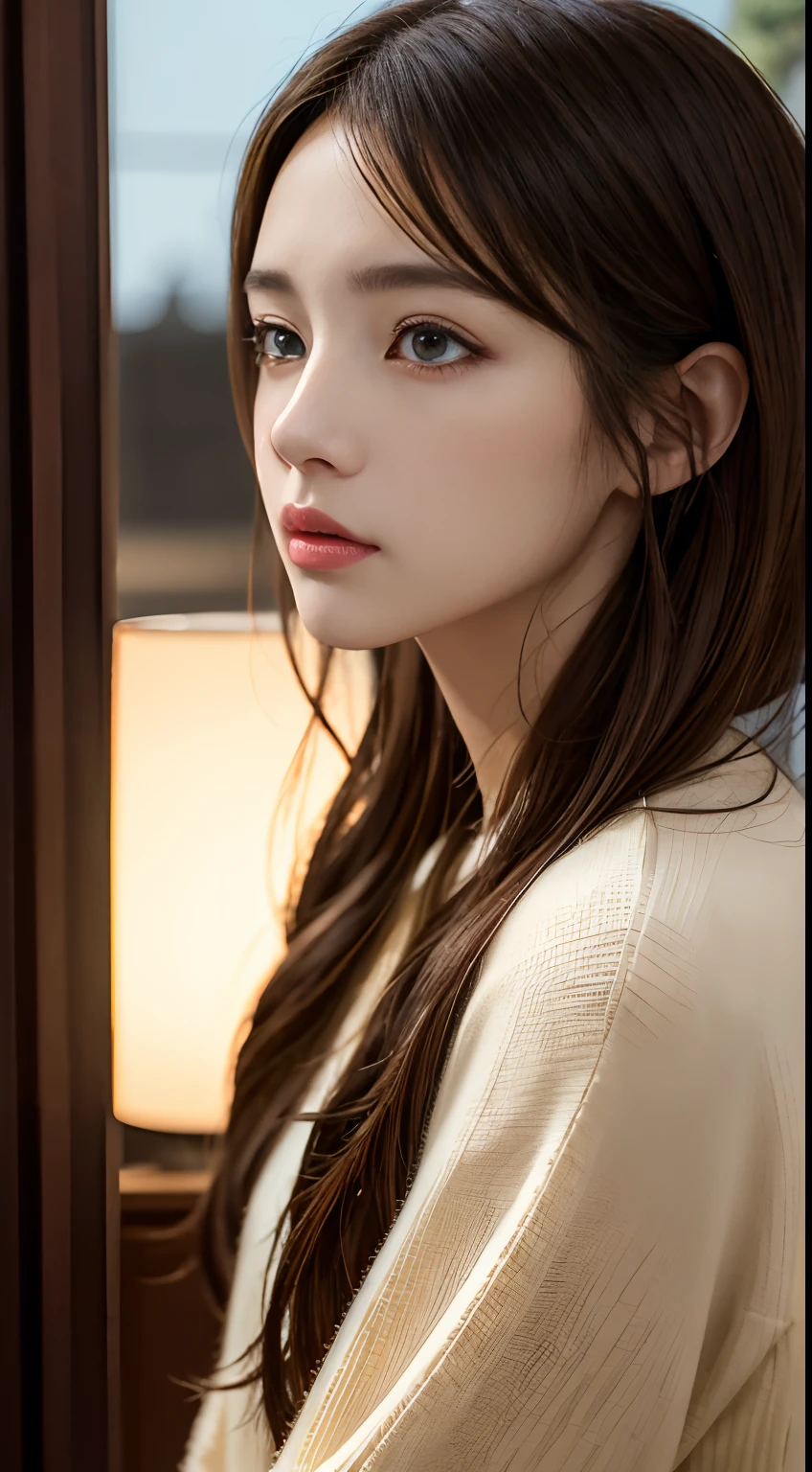 (masterpiece:1.2), (best quality:1.2), hyper realistic,highestres,absurdres,extremely detailed,volumetic,dramatic lighting,
1girl,detailed eyes,face,looking away,