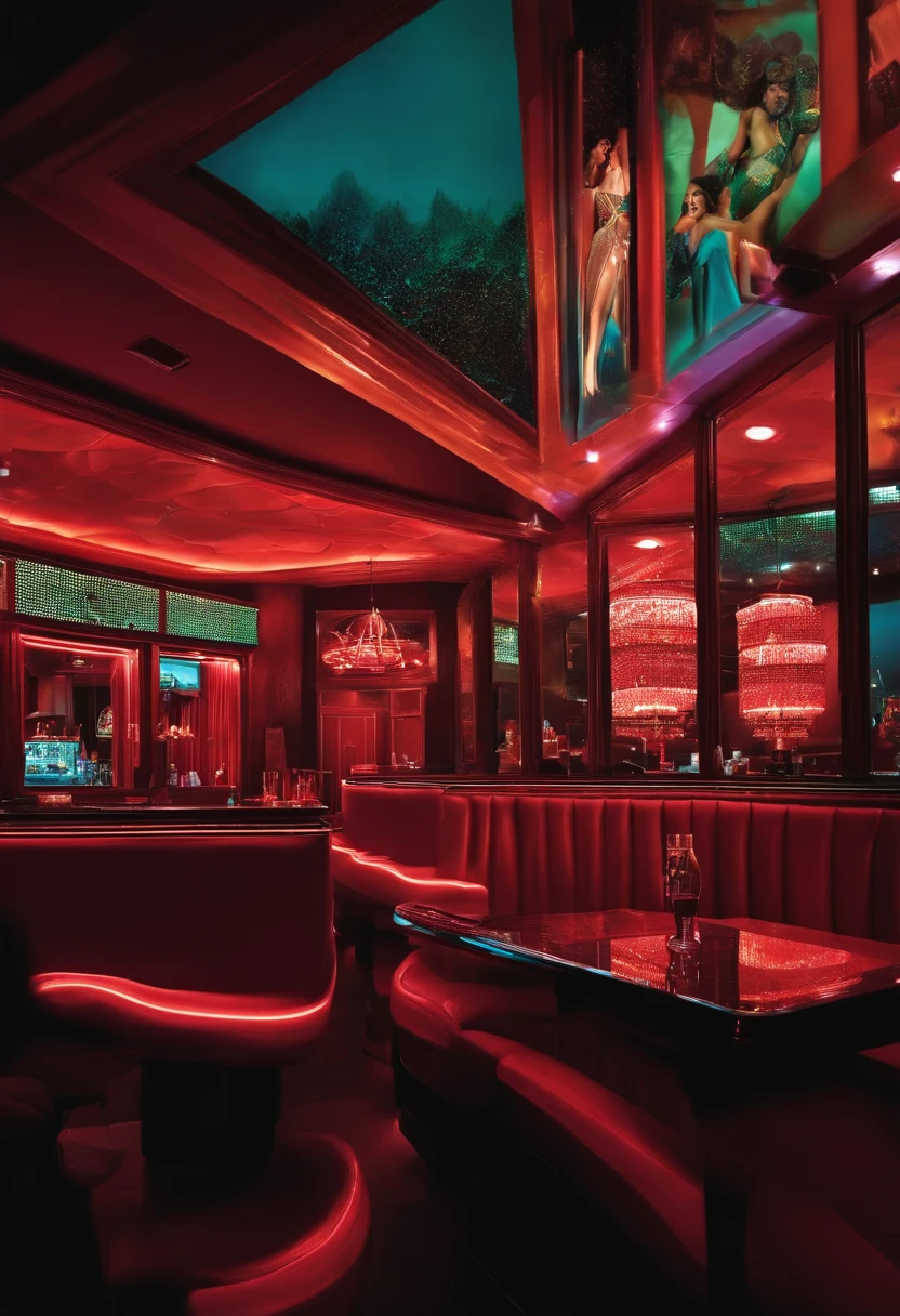 Mark Radesic at a strip club