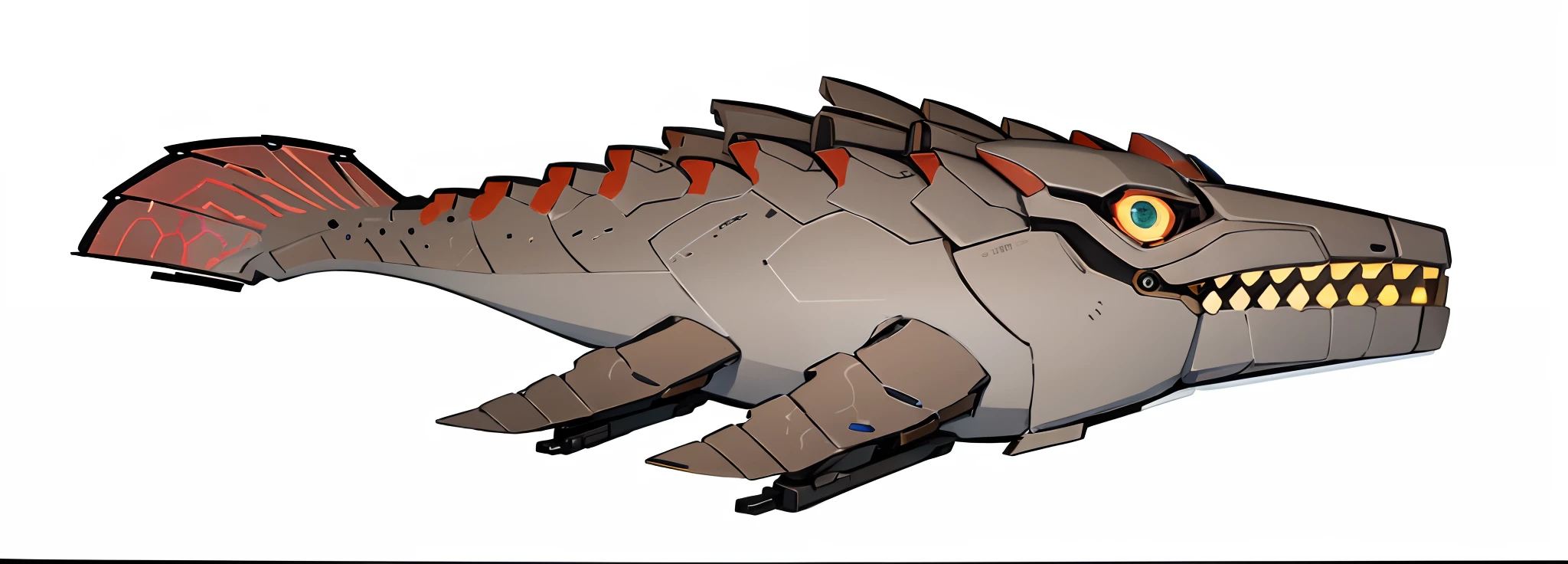 Mechanical fish,mechs,cartoonish style,lineworks,(tmasterpiece), ((best qualtiy), (ultra - detailed), (highly detailed CGillustration), (Lateral face),cinematric light,((1 mechanical whale)),(Machine-made joints:1.2),((Mechanical limb)(Mechanical vertebrae attached to the back)(mechanical cervical attachment to the neck)(Wires and cables are attached to the neck:1.2),(Wires and cables on the head:1.2) scientific fiction,urban backdrop,The is very detailed,rich colourful,More detailed,(Better performance)),laser eyes(Detailed blue),Sci-fi Blu-ray,LED lights,