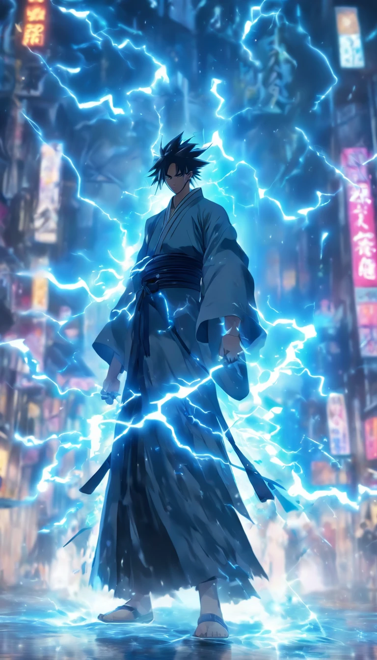 ((master part)),(best quality)),Vista distante,Surrounding lightning,Chuva de Espada,A young Taoist priest,Sistema de Espada Infinita,efeitos de brilho,hyper-realistic,Ultra foto realsisim,Chinese black and white ink style,preto e branco,Discoloration,Mancha,tinta,8k,super-fino,alta qulidade