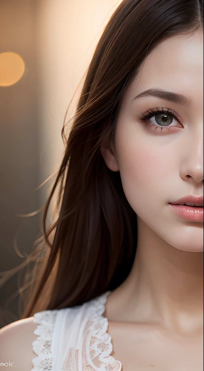 1girl in, (Best Quality:1.4), (Ultra-detailed), (Detailed light), (extremely detailed beautiful face), Amazing face and eyes, Brown hair, Brown eyes, Beautiful sheer lace details, Beautiful breasts, (()), Best Quality, extremely detailed CG unified 8k wallpaper, High-definition raw color photos, professional photograpy, Dynamic lighting, (((Bokeh))), depth of fields,with random people