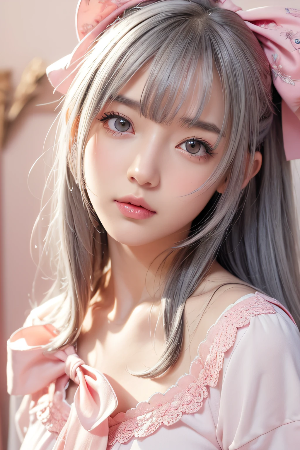 High detail, Luminism, Contre-Jour,dreamlike lighting,浴室,One guy,Colored inner hair, Jet-black hair, By bangs, hair behind ear, hair over shoulders, Wide eyes, beautiful pupil, Textured skin, Best quality,White skin,short see-through dress,long leges,black lence stockings,Black stiletto heels,slender figures,Sunny young woman,Delicatemakeup,20-year-old model,full bodyesbian,Tempt thighs,seductiv,Titillating,sitted,opening legs,Full body transparent tulle,Bigboobs