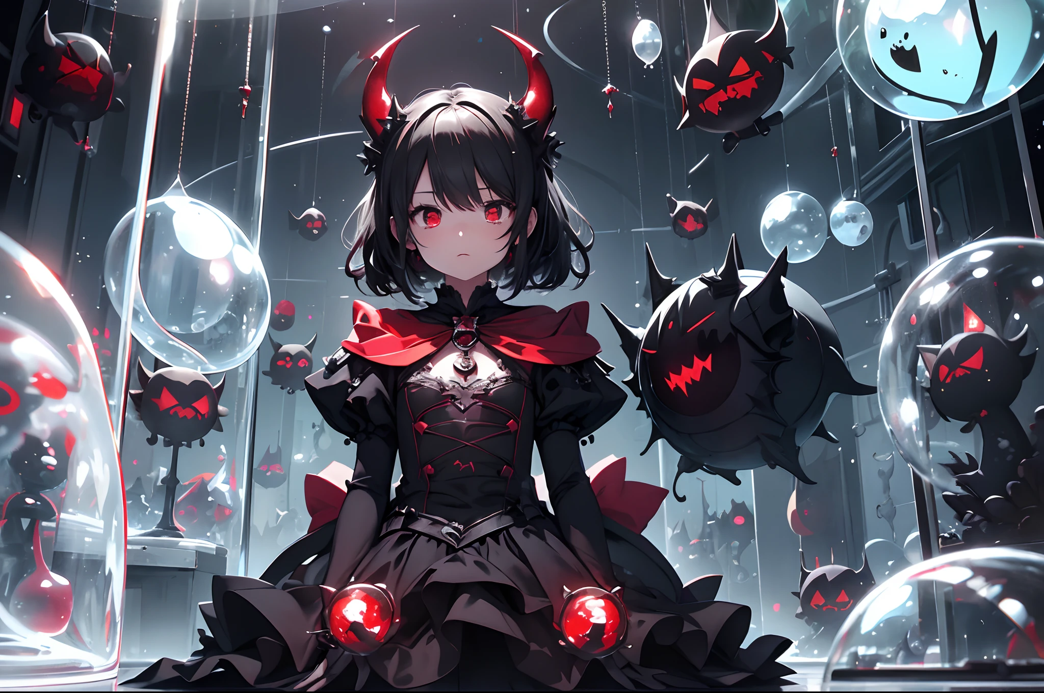 Dark and captivating artwork depicting a gothic interpretation of horror-themed horoscope.