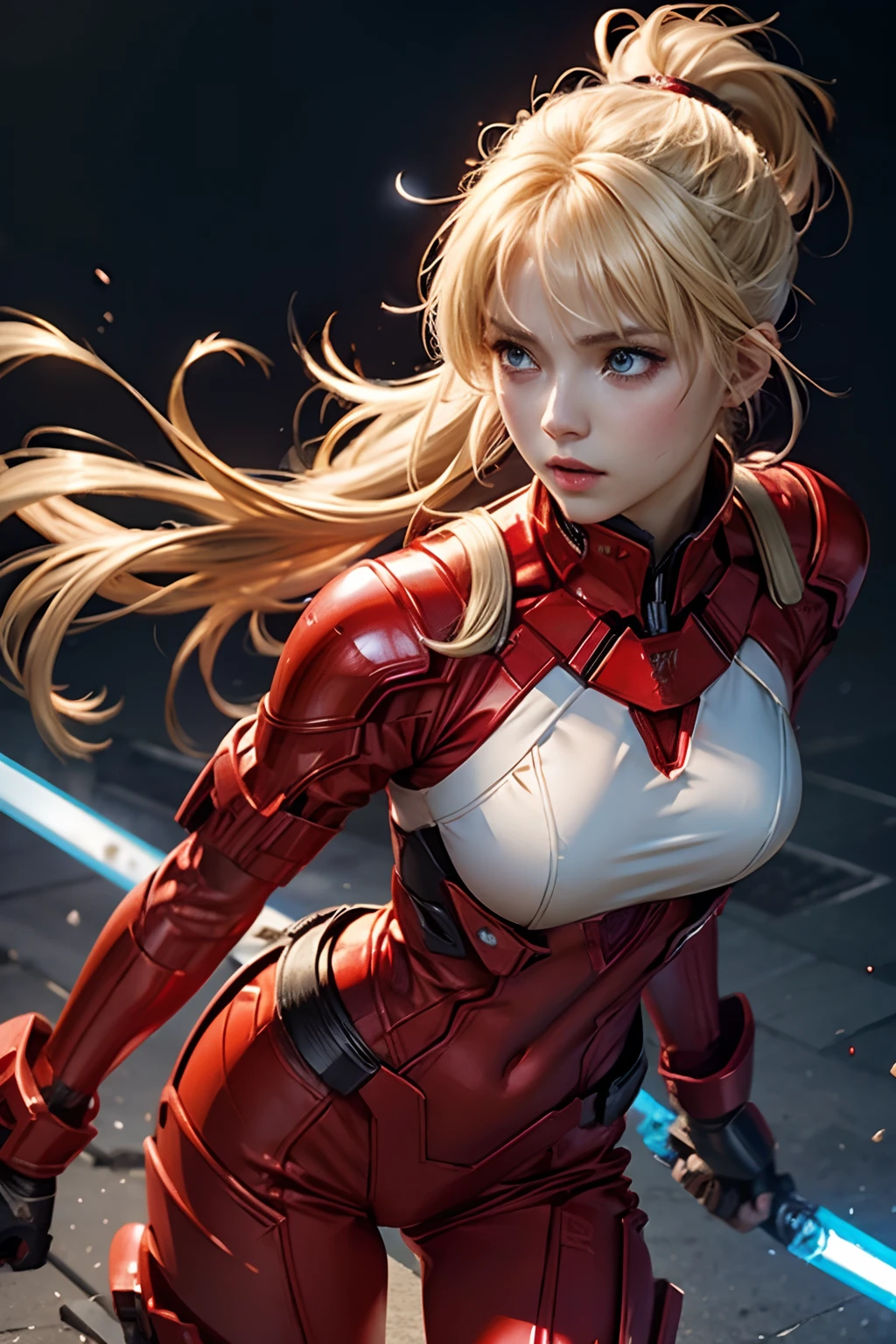 (masterpiece, best quality:1.5), official art, unity 32k wallpaper, ultra detailed, surreal, intricate details, photorealistic, vibrant, aesthetic,
1girl, iron man, spider-gwen,