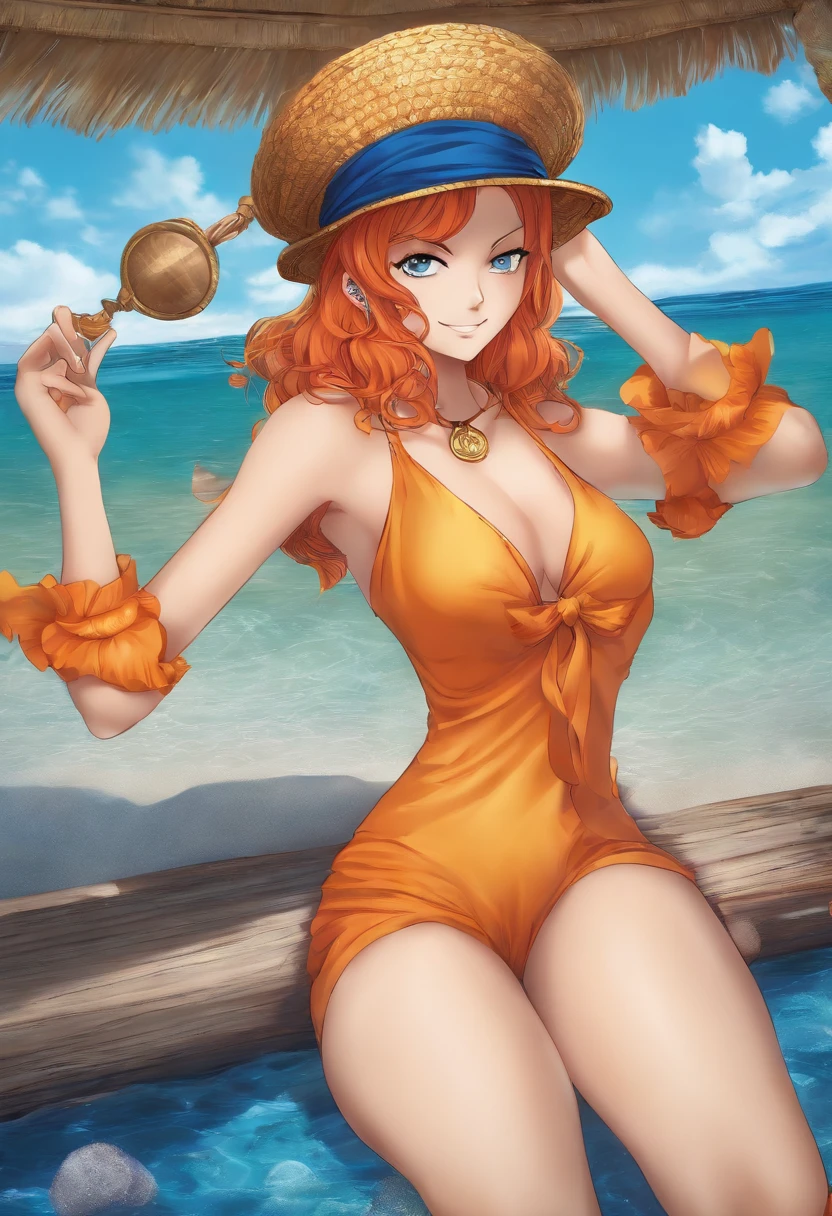 One piece Nami nua,sexo
