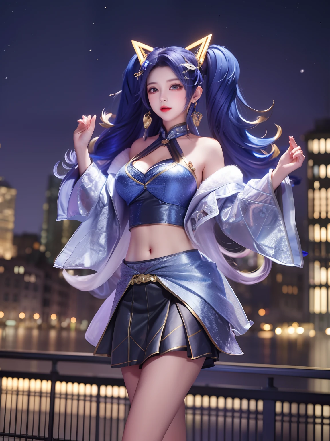 face lighting,bright backlight,super high resolution,best quality,Photos,4k,(Realistic:1.2),huiye,1girl,(kimono:1.1),(the third eye:1.3),horns,(pale skin:1.5),(white hair:1.2),long hair,(night:1.2),
(red moon:1.4),