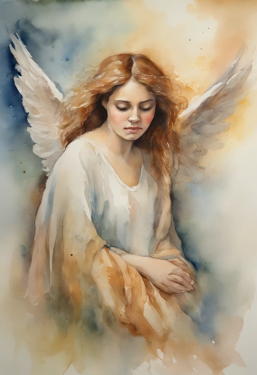 sad woman, missing child, angel child, woman on earth, child in heaven
