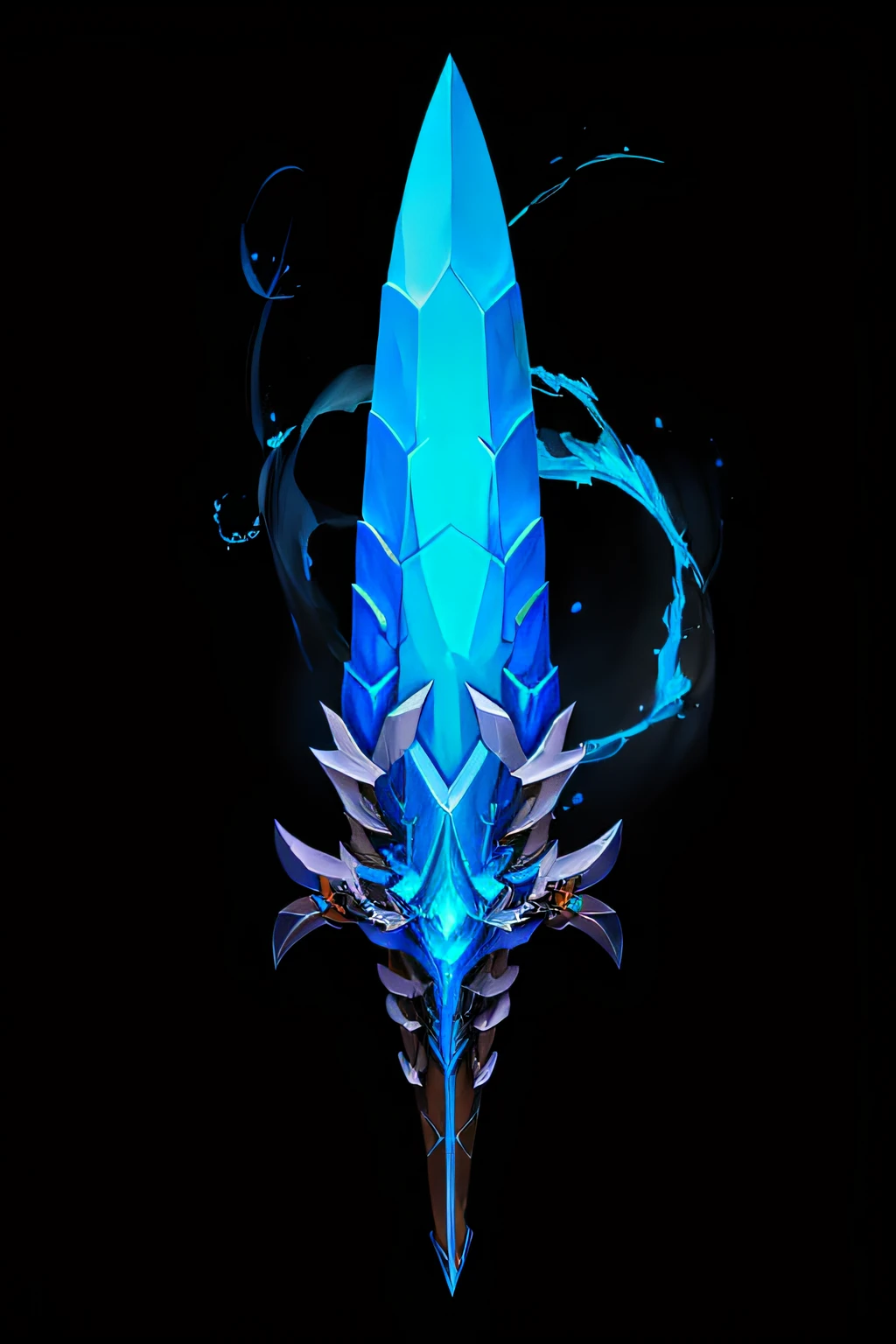 Game Art of blue blade, best quality, Trending on Artstation, masterpiece