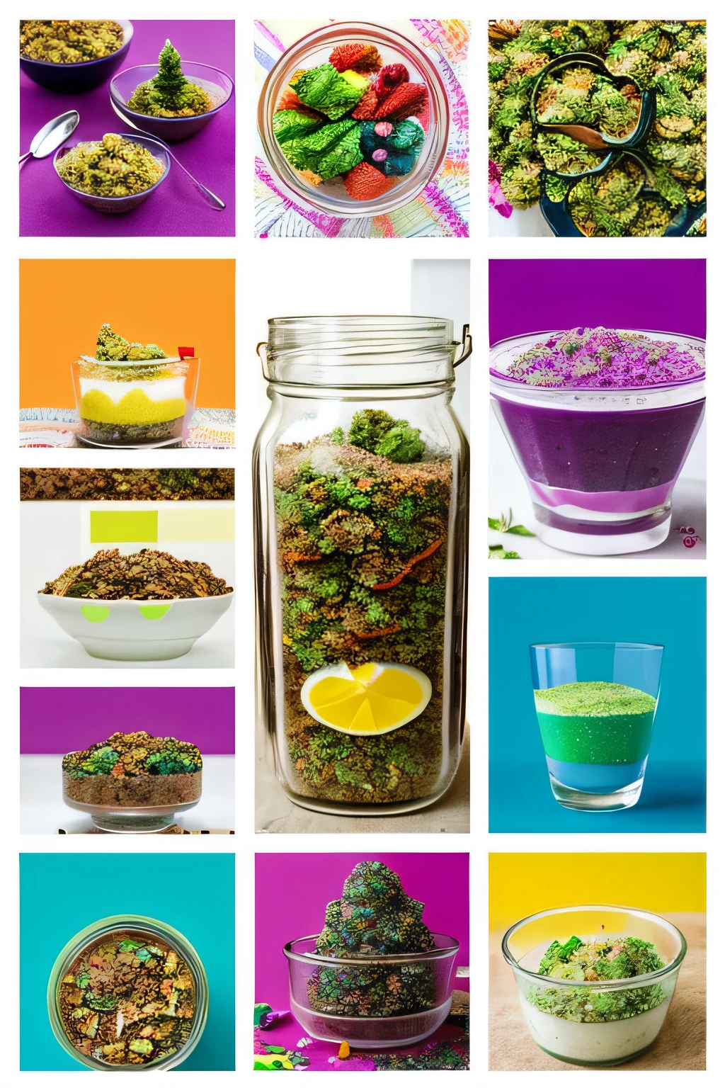 Clair!Visual commentary on yogurt and cannabis parfait recipes。 Glass reveals layers of bright colors。The base has、There is a thick layer of natural low-fat yogurt with creamy tones。On top of yogurt、ganja、Juicy Purple Cannabis、Bright green cannabis, etc.、Like chopped fresh cannabis々There is something。These cannabis are、Add a touch of freshness and color explosion to dessert。Without adding sugar、Gently spread 1 tablespoon granola over cannabis、Add crunches and textures。At last、Small chia seeds sprinkled on granola、Add a bit of visual contrast。At the top of the glass、You will see a combination of colorful layers、Create something attractive, Balanced and delicious desserts。