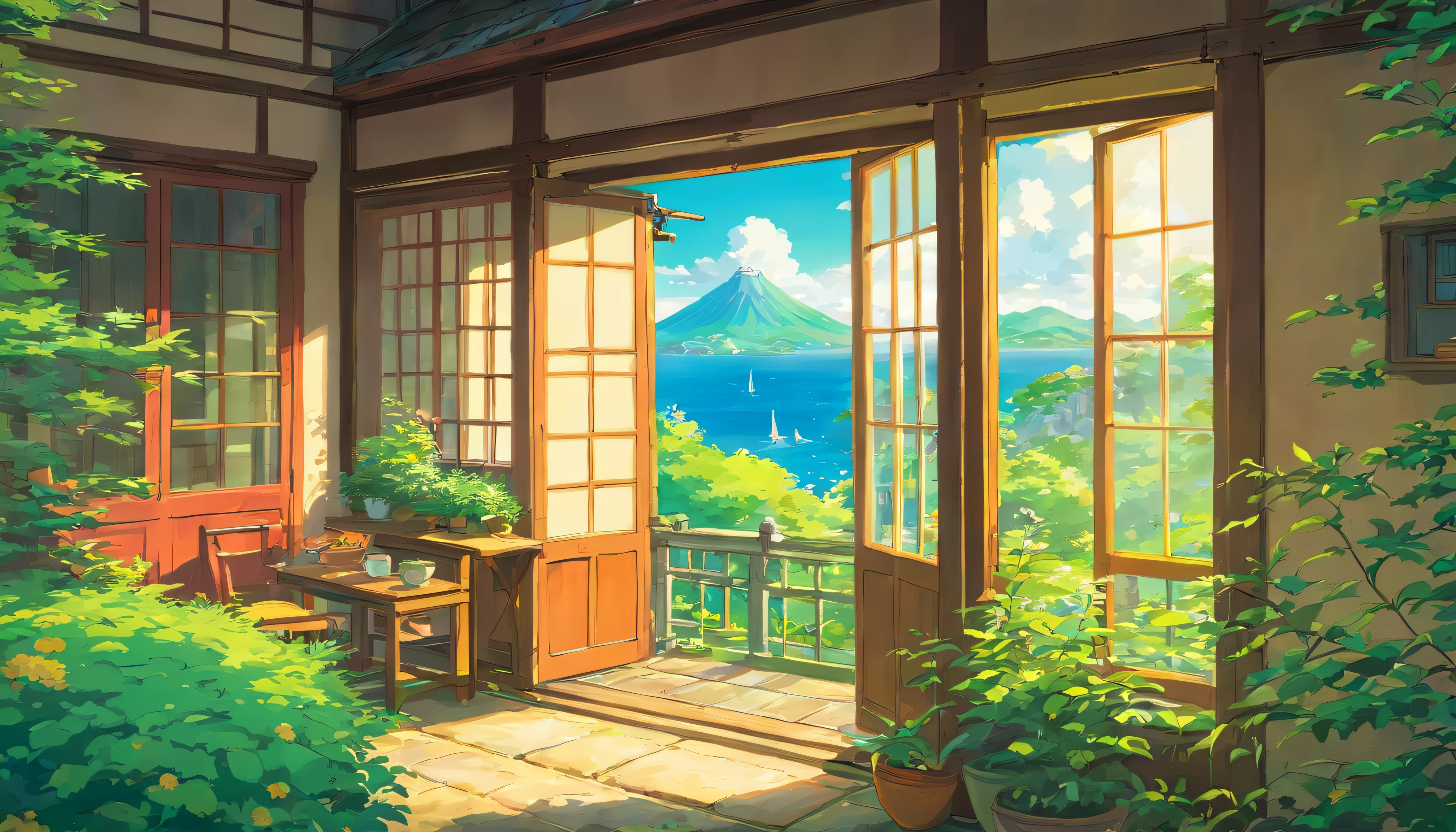 Picturesque view from the window