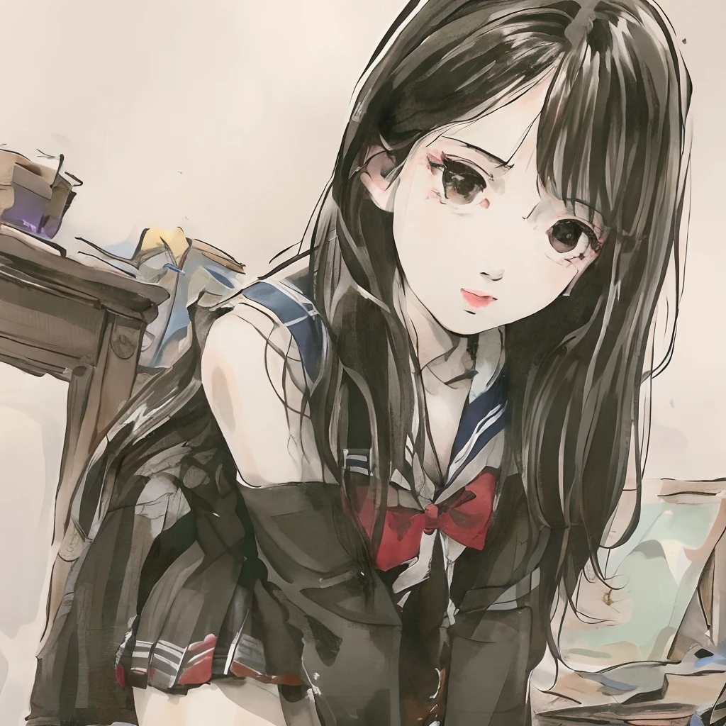 Sexy asian school girl