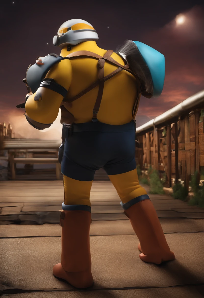 Mr.Do has a big buttock