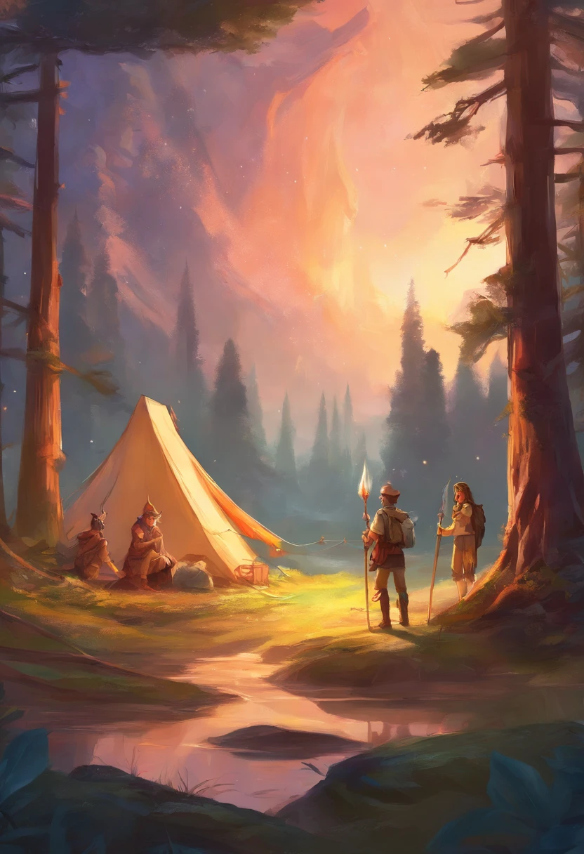 ((scout)),(camping, a lot of people),