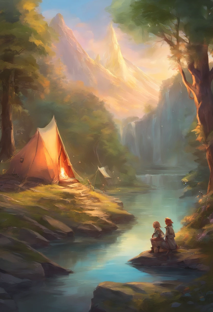 ((scout)),(camping, a lot of people),