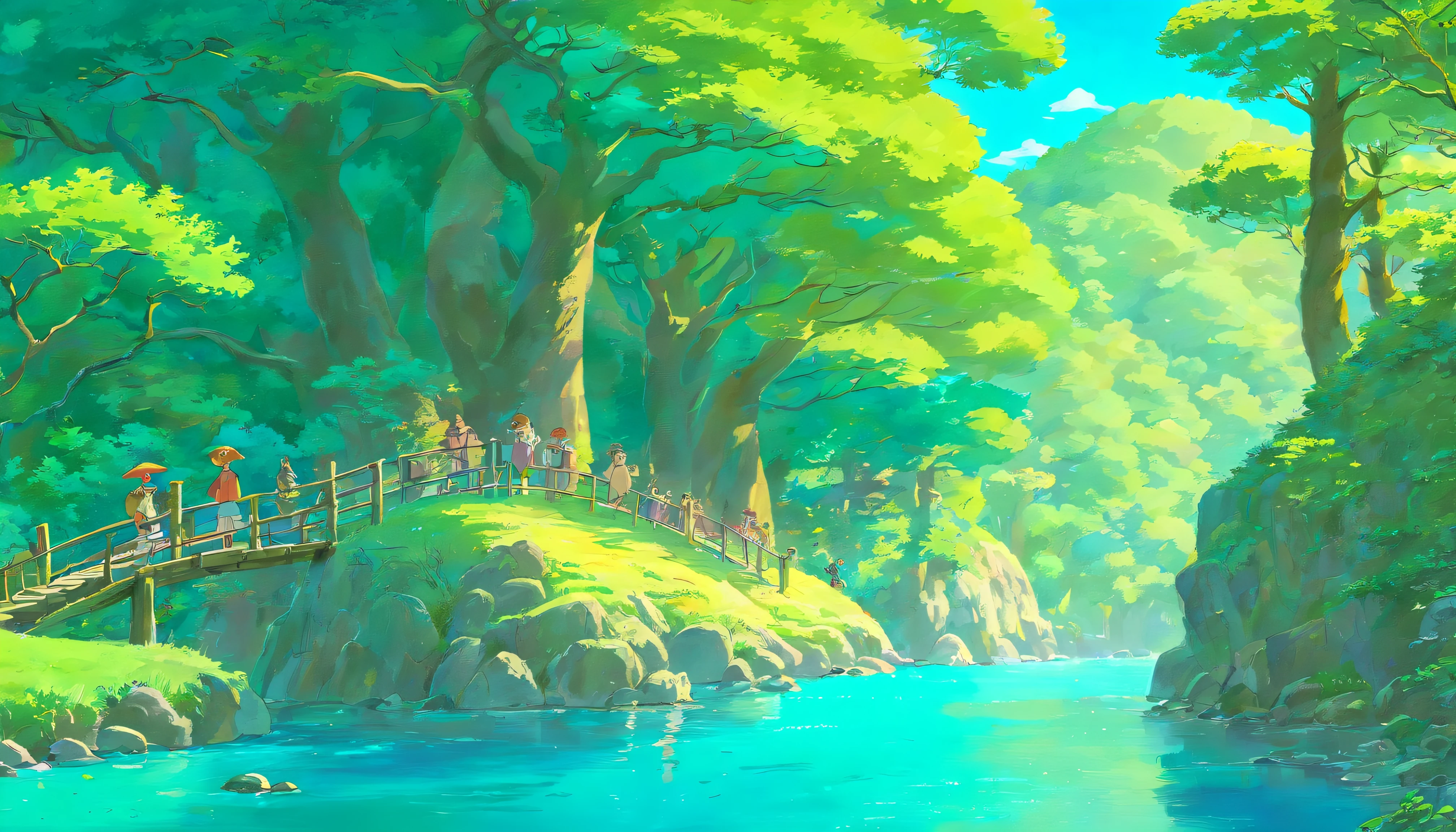 Turquoise creek