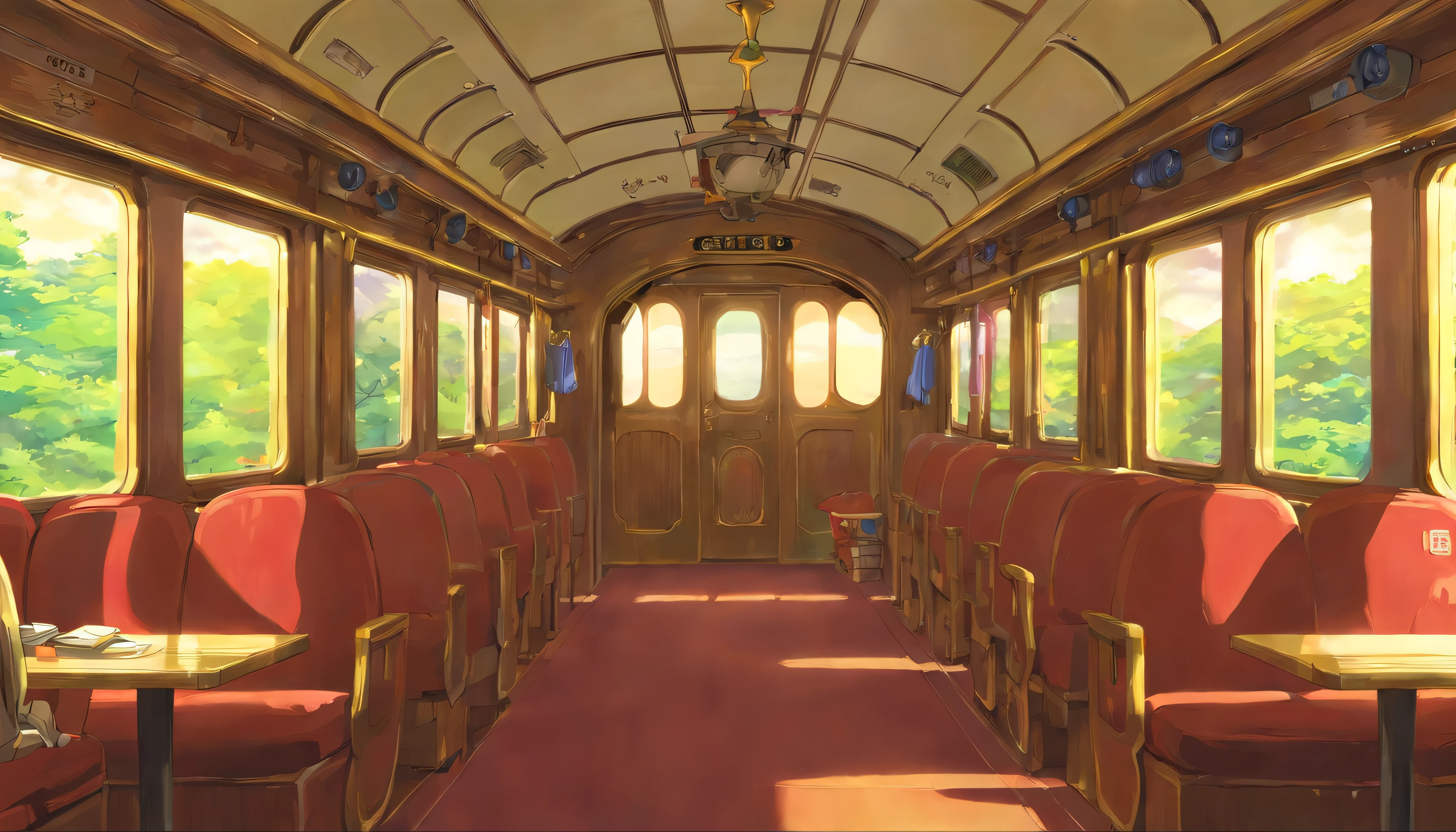 Inside the train
