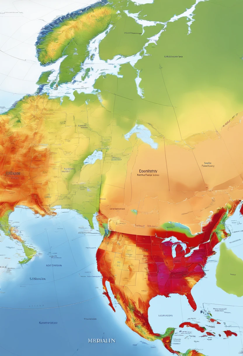 3D meridian distribution map