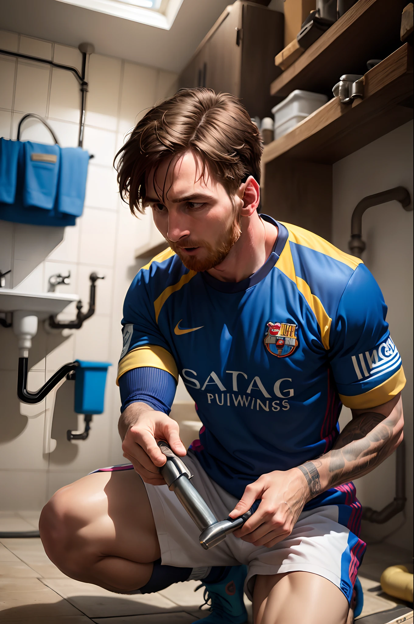 Plumbing as messi