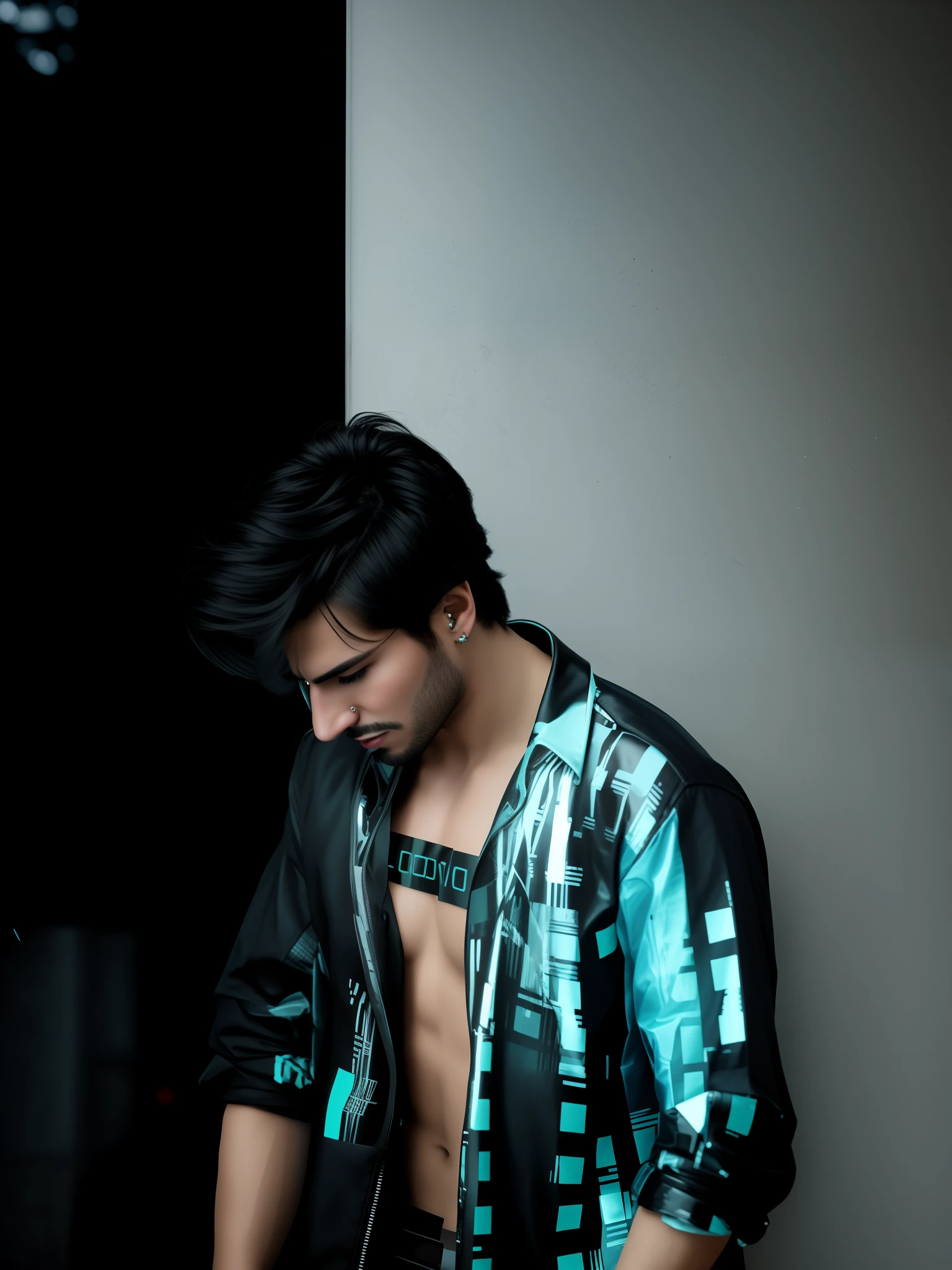 Change background cyberpunk handsome boy.realistic face .8k.ultra realistic