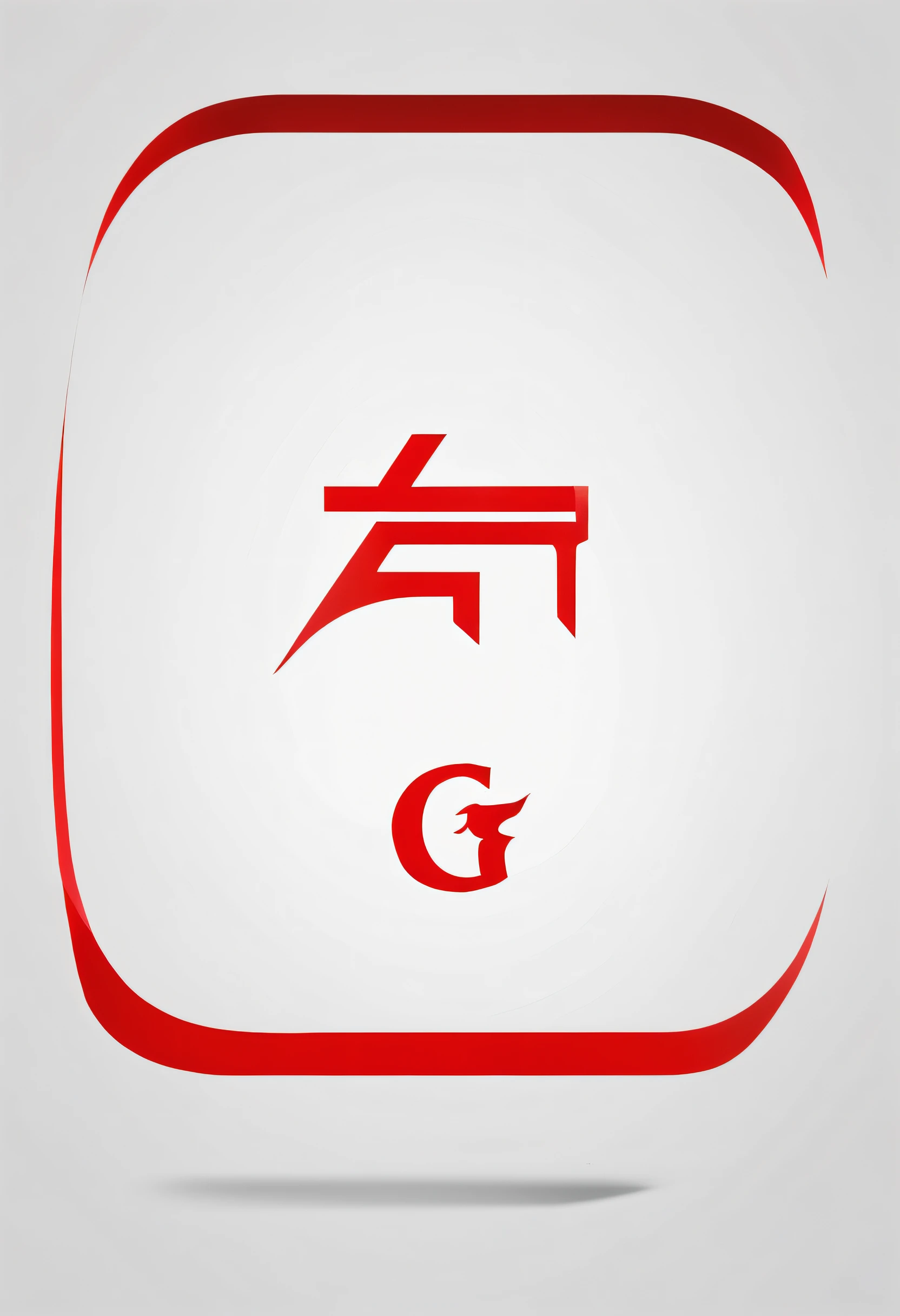 Bank logo,Two letters G,The color is red,One G wraps around the other,With a sense of design