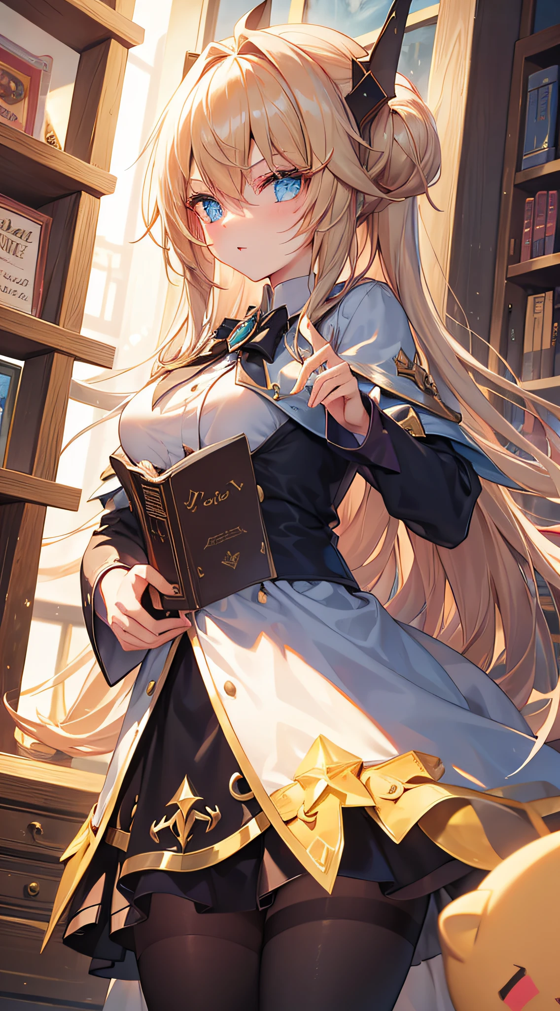 curate,borgar,holding a magic spell book,adolable