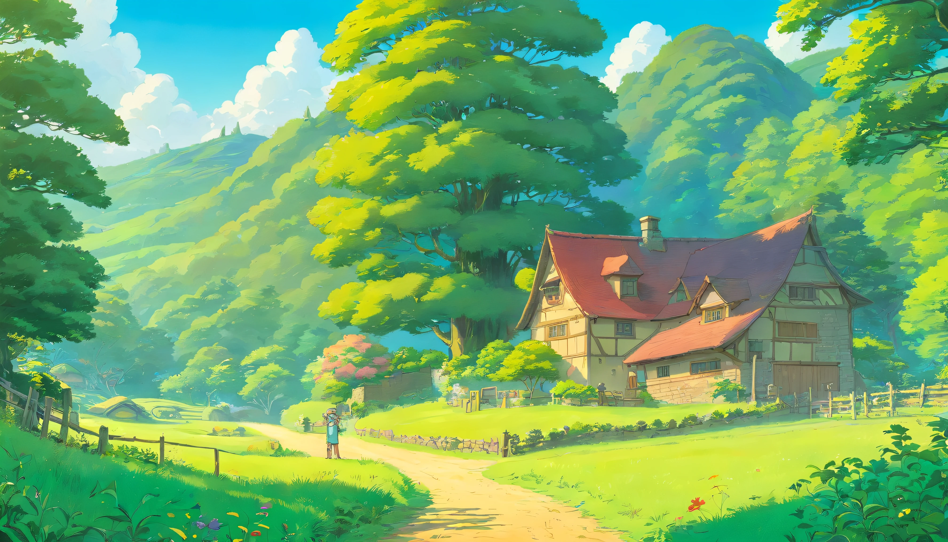 A clearing on the farm