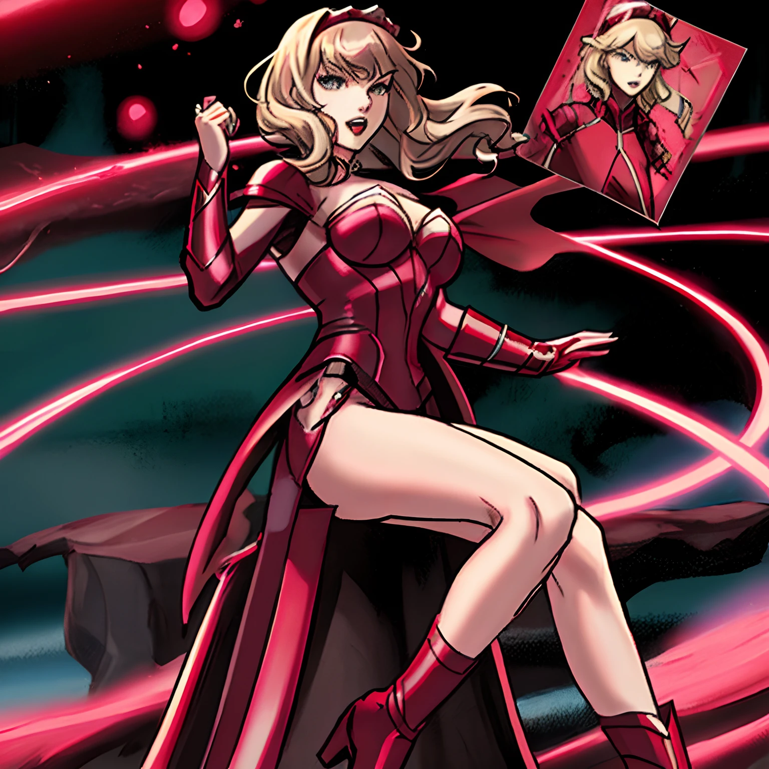 Taylor Swift as The Scarlet Witch corrupted by the Dark Hold, Marvel Studios