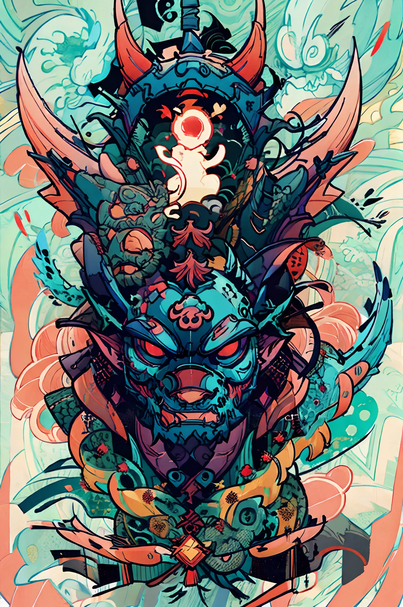 Dragon's Head, vecteur, Conception de t-shirt