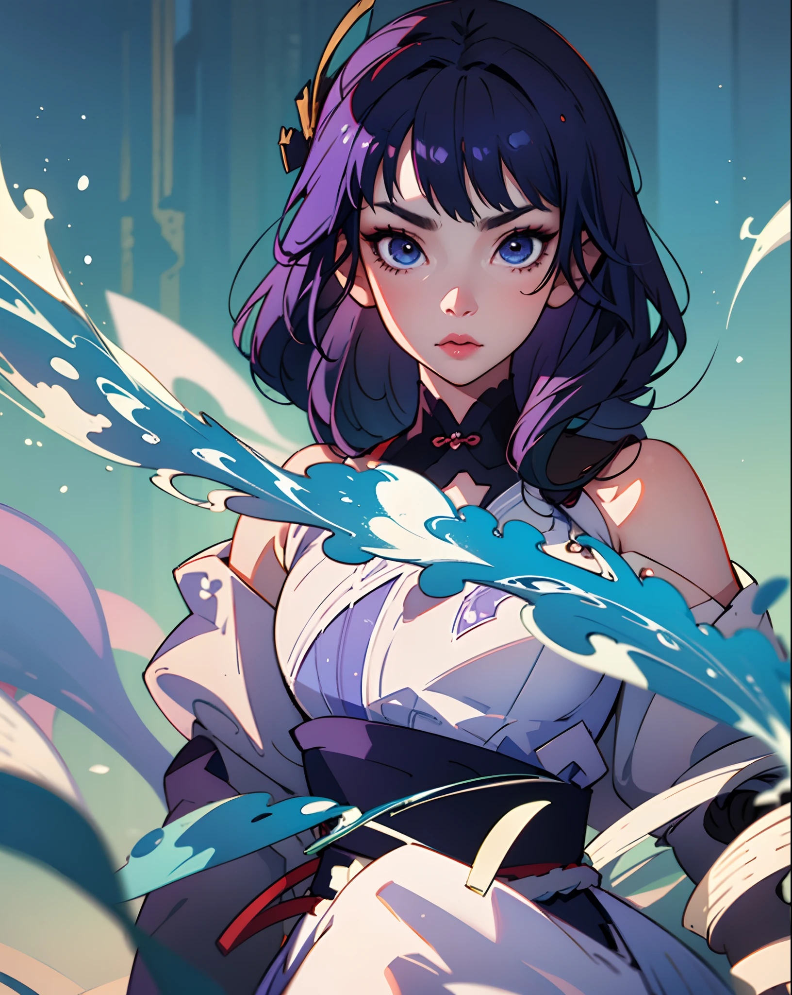 genshin_impact, raiden_shogun, best quality, expressive eyes, perfect face, ((1girl)) --auto --s2