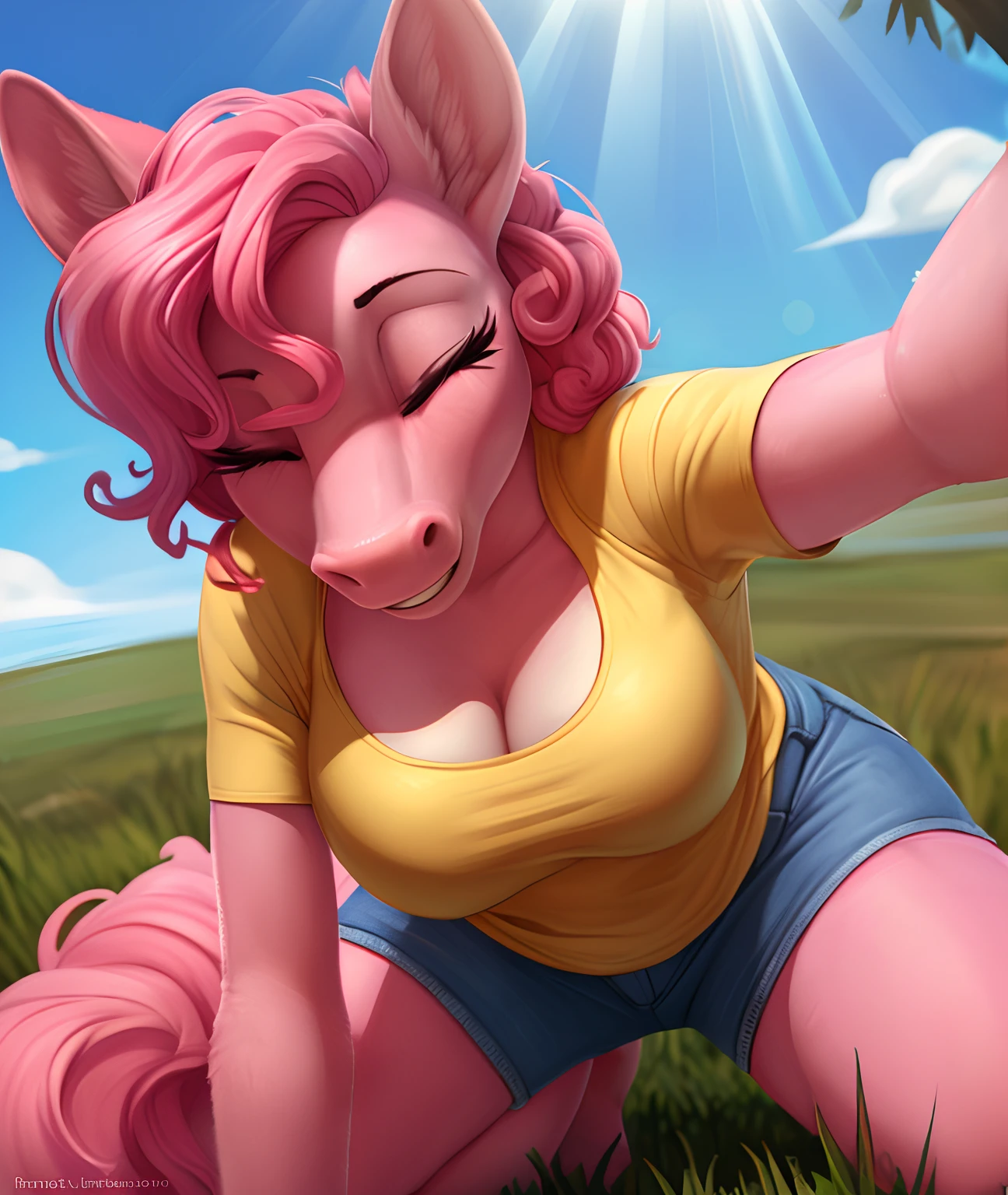 (feral pony pinkie pie), human male score_9, score_8_up, dream prompt:score_9, beautiful, detailed cute face, blushing, shocked expression, reverse cowgirl position, looking surprised, looking at you, crying, male/female, sex, crying, sex, vaginal, cum, impregnation, looking scared, screaming, deep penetration, sobbing, saliva ((closed eyes)), pov, forest, closed eyes, abdominal bulge