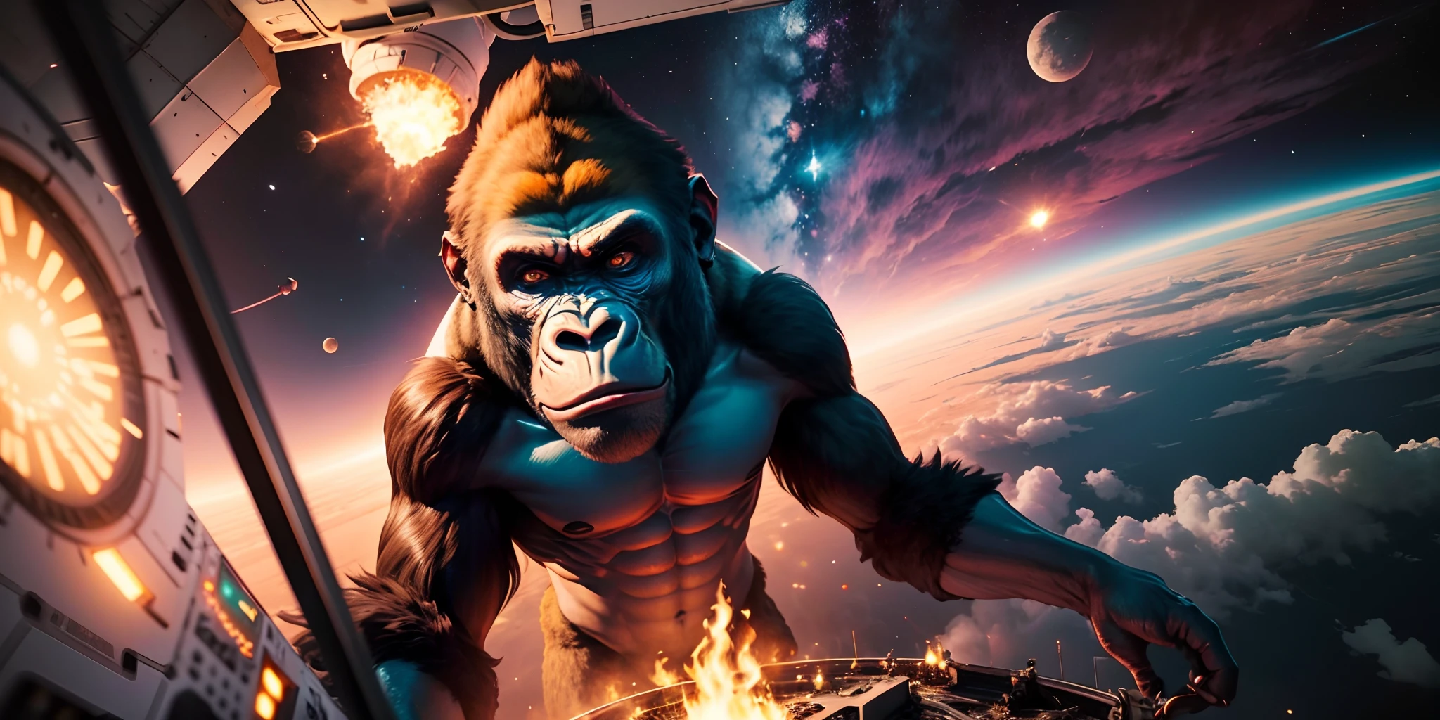 MISSION OUTER SPACE
If you fly up, the sky will go to Excite!
MISSION OUTER SPACE
Heart Thrill Going Eksite!
Satisfaction Gorilla Gorilla Gorilla
Burning action gorilla gorilla gorilla
Slangle