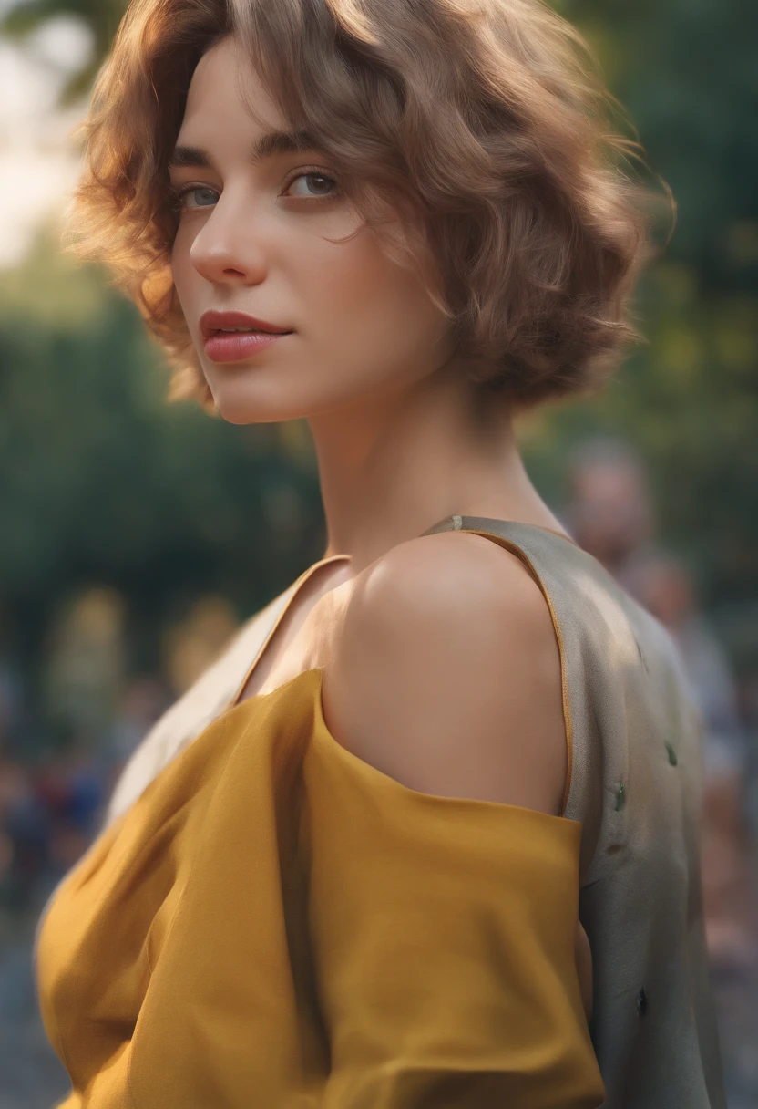 (Close-up, fotografia editorial de uma mulher de 21 anos), (Rosto altamente detalhado:1.4) (sorrir:0.7) (fundo dentro escuro, Moody, estudo privado:1.3) Pov, Directed by: Lee Jeffries, Nikon D850 |, filme fotografia de stock ,4 Kodak Portra 400 ,camera f1.6 lentes ,cores ricas ,hyper realistic ,textura realista, dramatic lighting , cinestill 800, at a park, shoulder length hairs, hazel eyes